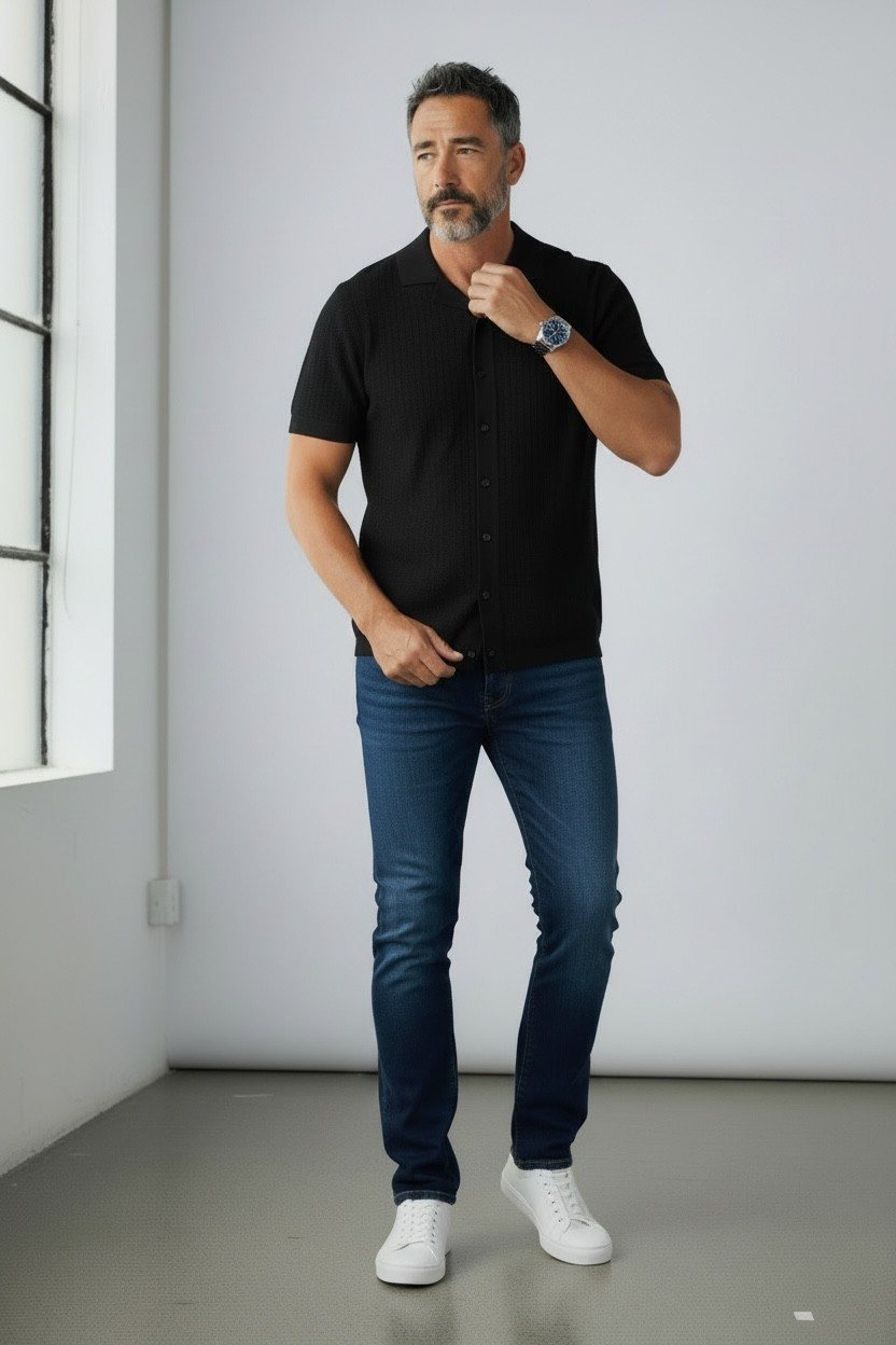 Men’s — Classic knit polo